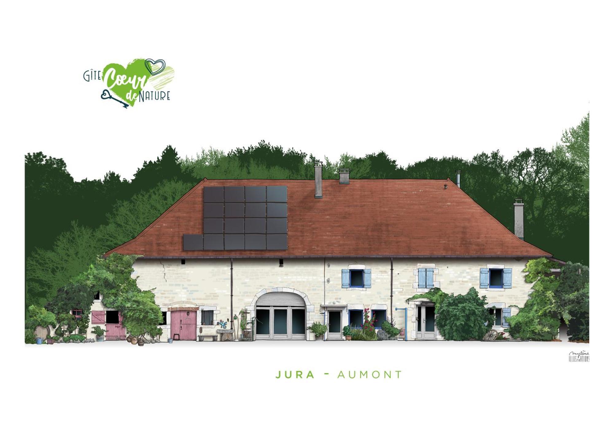 Gite Coeur De Nature Abergement-le-Grand Kültér fotó